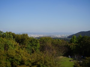 アサヒビール大山崎山荘美術館からの風景